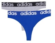 adidas stringi 2-Pack dwupak XXL szare i niebieskie 2XL