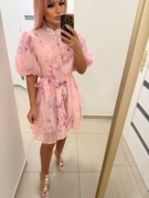 Romantyczna sukienka z cyrkoniami