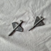 Stara zabawka metalowe samoloty zsrr 2 szt. unikaty! 