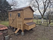 Kurnik dla kur  drewniany