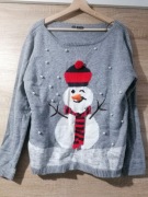 Sweter damski świąteczny zimowy Bonprix rozmiar 44 - 46 nowy