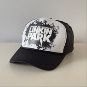 Czapka z daszkiem Linkin Park "Minutes to Midnight" uniseks, czarno-biała