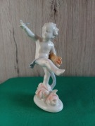 Putto-Kupidyn figurka porcelanowa Ilmenau 