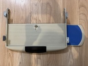 Retro półka szuflada na klawiaturę i myszkę pod biurko.