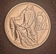 5 zł 1959 r, piękny stan, bez obiegu,mennicza 
