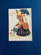 DANUTA IMIELSKA - POCZTÓWKA - „WIELKANOC” - 1960 rok