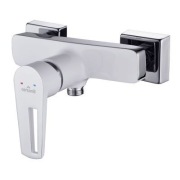 Cersanit Mille bateria prysznicowa ścienna biały połysk S951-033