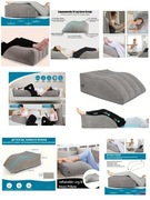 Poduszka klinowa do spania- nadmuchiwana,unosząca nogi do obrzęków,krążenia