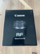 Obiektyw CANON RF 50mm f/1.8 STM stan b.dobry komplet