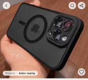 iPhone 13 Pro etui magnetyczne silikonowe czarne