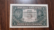 banknot 5 marek 1919r