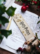 zakładka drewniana do książki harry potter