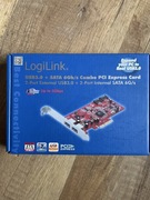Usb3.0 + data 6gb/s combo PCI express card