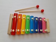 Cymbałki drewniane dla dzieci ksylofon zabawka muzyczna Montessori NOWE