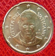 WATYKAN 2015 20 CENTÓW UNC !!!!!!!!!!