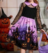 Sukienka Halloween przebranie bal kostium sNOWA 128 134 122 140 146