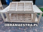 Wyspa sklepowa - Regał sklepowy drewniany