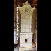 Piec kaflowy zabytkowy, kafle