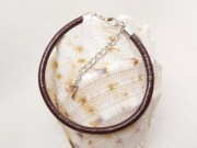 Bransoletka Rzemień Skóra Naturalna brązowa (długość na życzenie)