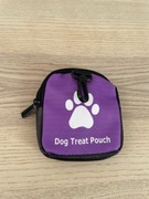 Torebka/saszetka materiałowa na smakołyki dla psa – jasny niebieski, fiolet
