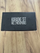 Zestaw Karaoke K12 | Głośnik Bluetooth + 2 Mikrofony | RGB
