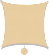 Markiza z kwadratowym żaglem 3x3m Wodoodporna, wiatroszczelna ochrona UV 