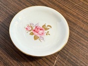 AYNSLEY Śliczny mały talerzyk spodek