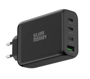 Ładowarka Silver Monkey GaN 200W USB-C + USB 3.0