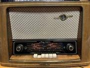 Radio lampowe METZ 205 KW-Exp stare retro vintage drewniane kolekcja