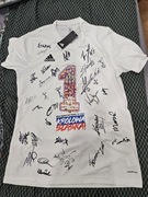 Limitowana koszulka.Autografy.POlonia Bytom