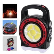 LATARKA SOLARNA PRZENOŚNA LAMPKA AKUMULATOROWA LED POWERBANK REFLEKTOR