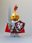 Lego figurka Rycerz herbu Gryf + akcesoria
