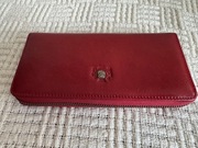 Portfel damski Wittchen czerwony skórzany z zamkiem