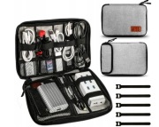JamBer organizer torba na kable pendrive karty powerbank etui podróżne