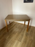 Stół lakierowany PRL rozsuwany (połysk vintage retro loft kalwaryjski)