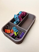 Organizer biurkowy trójkomorowy w stylu japonskim - NOOK.LA