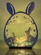 Lampka LED dekoracyjna – królik wielkanocny
