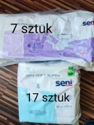 SENI podkłady higieniczne 90x60 17 sztuk pieluchomajtki L 7szt