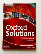 Oxford Solutions Pre-Intermediate. Stan jak nowy