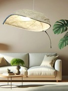 Lampa duża boho, liść, organic, hand made 