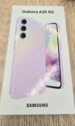 Sqmsung Galax A35 -6/125 GB - awsome lilac - powystawowy 1 rok gwarancji