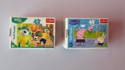 Puzzle "Rodzina Treflików" i "Świnka Peppa" 54 puzzle