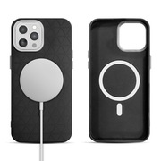 iPhone 12pro Max Back Cover, Black TPU+PC, Anti-Slip