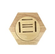 wieszak na medal uchwyt drewniany sześciokąt