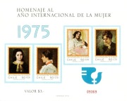 Karnet Chile 1975 Mi gedbl 842-845B Czyste **