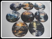 Podstawki pod kubki nowe 8 sztuk góry widoki