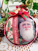 Bombka medalion 12 cm wyprzedaż