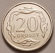 20 gr groszy 2022 r. mennicze