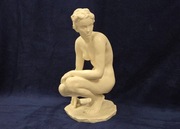 Figura Rosenthal ___ Figurka Akt __ Siedząca kobieta 36 cm