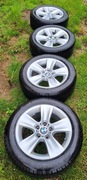 ALU FELGI KOŁA BMW 17 5X120 ZIMOWE ZIMA OPONY  225 55 17 DUNLOP ALUMINIOWE 